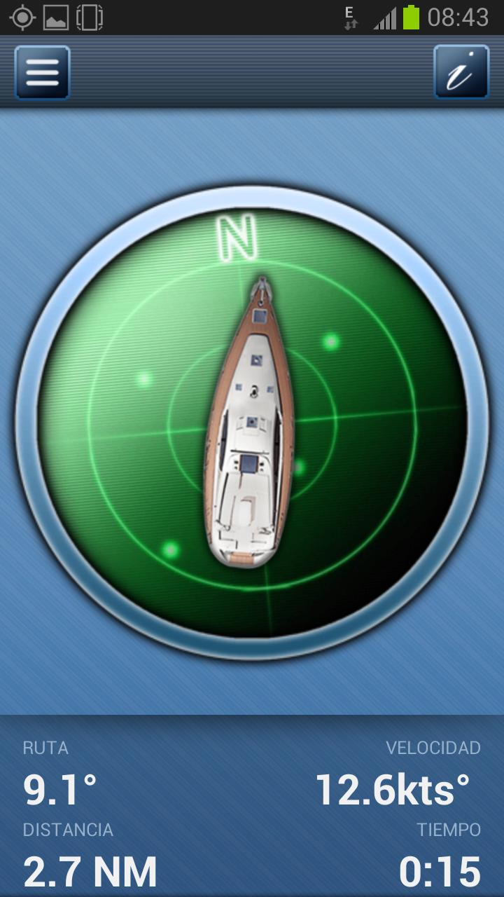 Android application SailPro screenshort