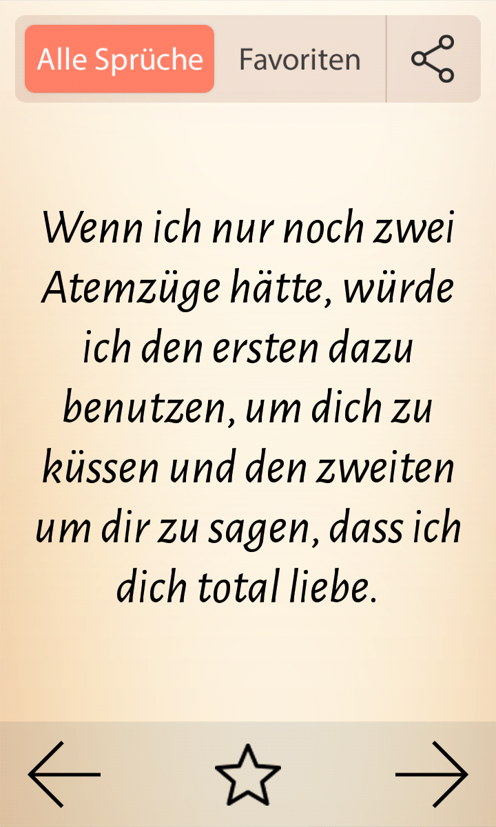 Liebes Gedichte für WhatsApp Screen 3