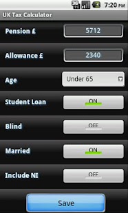 UK Tax Calculator Screenshots 2