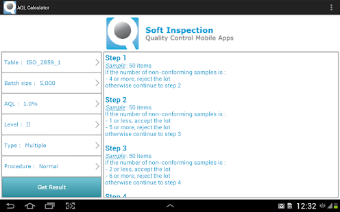 Free AQL Calculator APK for Android
