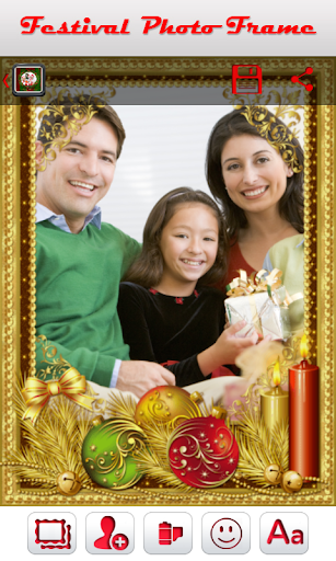 Christmas Festival Photo Frame