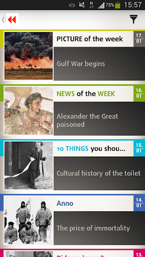 my History Digest mobile
