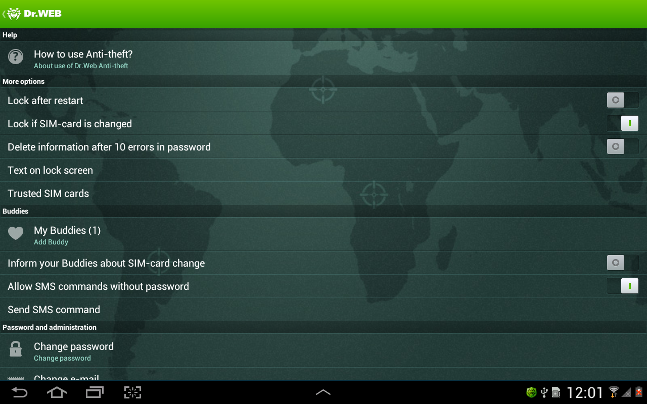 Dr.Web v.8 Anti-virus Life lic - screenshot
