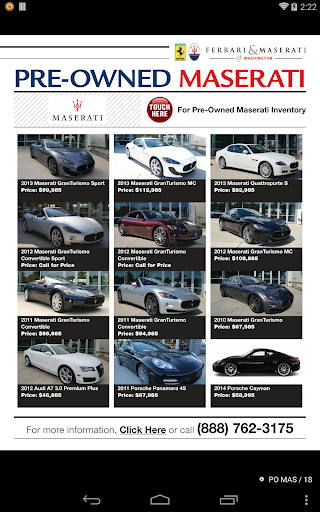 【免費生活App】Ferrari Maserati Washington DC-APP點子