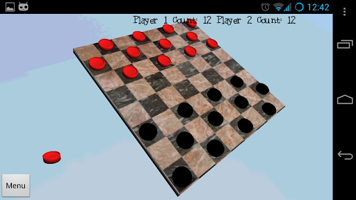 3d Checkers Mini Game