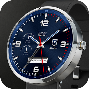Blue Metal Watch Face logo