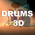 Drums 3D logo