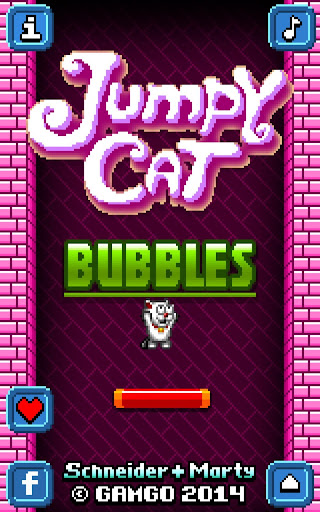 【免費街機App】Jumpy Cat Bubbles-APP點子