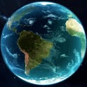 Globe Earth Seen From Shuttle