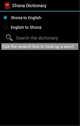 Shona Dictionary
