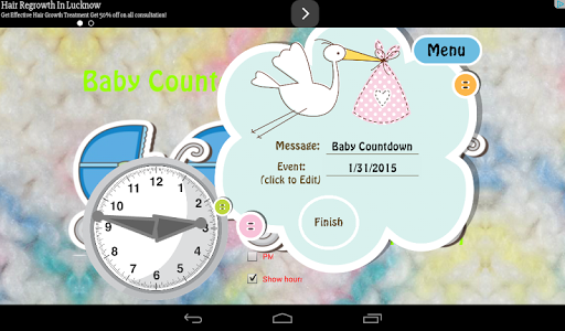 Baby Countdown Free 1.8 screenshots 2