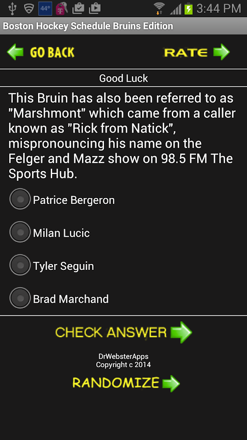 Schedule Boston Bruins Fans Android Apps On Google Play