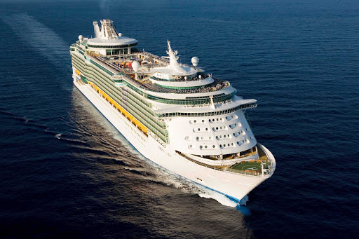 Liberty-of-the-Seas-at-sea-2 - Liberty of the Seas cruises to the Western Caribbean and Bahamas.