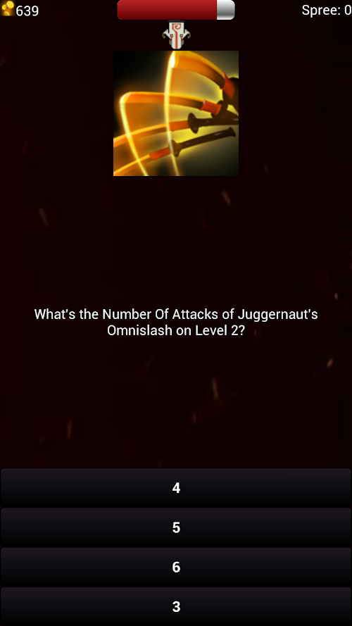 Android application Pro Quiz for Dota 2 screenshort