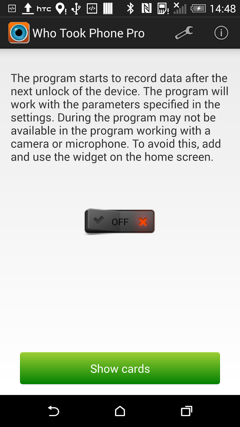 Who Took My Phone Pro Screen 1