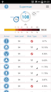 DCUO|CR Calculator Pro Screenshot