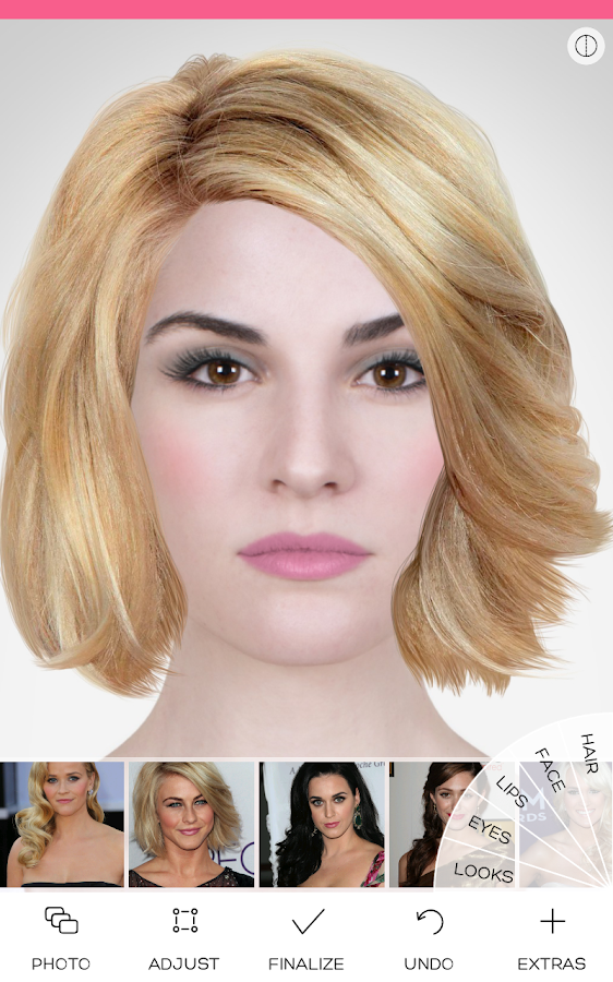 Virtual Makeover Hairstyle
