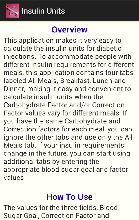 Insulin Units Screen 3