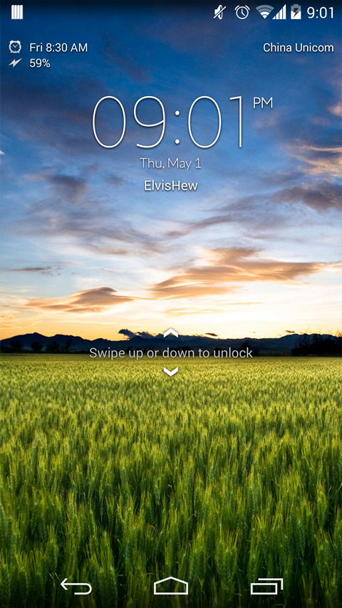Xperia Z Lockscreen - screenshot