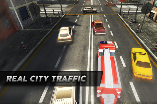 Fire Truck Joyride Traffic 3D