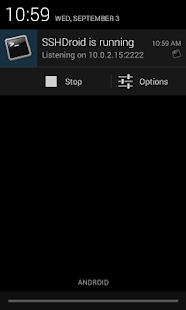 SSHDroid Screenshot