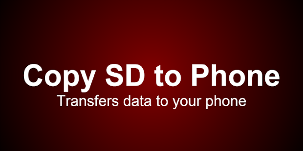 How to get Copy SD to Phone lastet apk for android