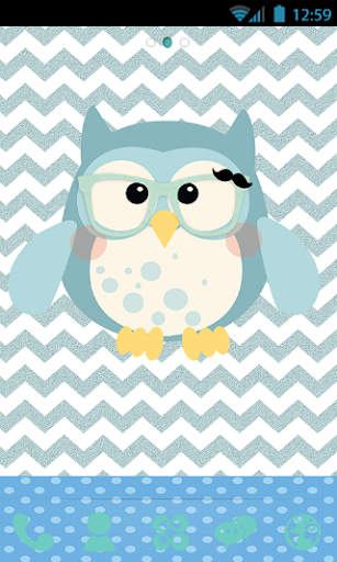 Owl's Baby Blues Go Launcher