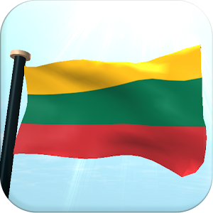 Lithuania Flag 3D Wallpaper