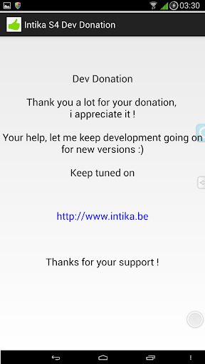 Intika S4 Dev Donation