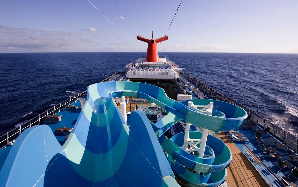 Carnival-Splendor-Twister-Waterslide - The Twister Waterslide aboard Carnival Splendor. 