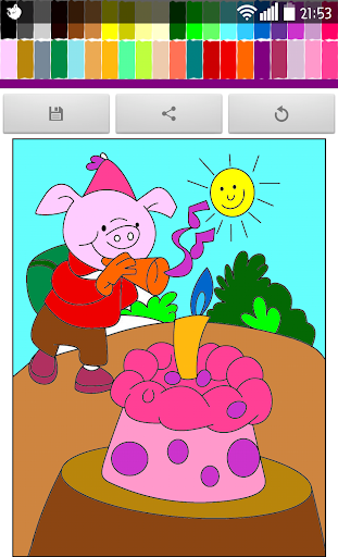 【免費教育App】Coloring : Birthday Party-APP點子