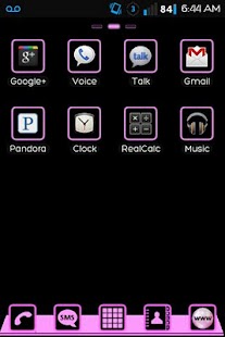 Download Black-N-Pink Go Launcher Theme APK for PC