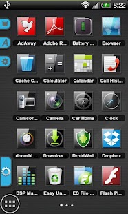 Free TSF Shell - ICS Glass Theme APK