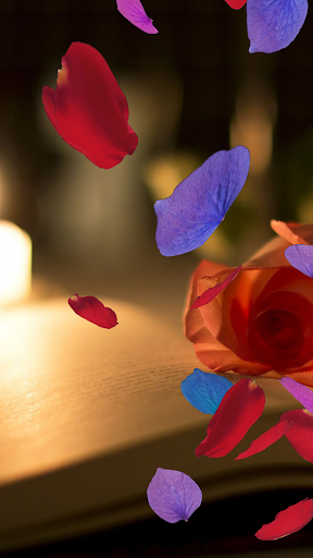 Falling Petals 3D Wallpaper