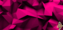 Polygons Pink Xperien Theme APK