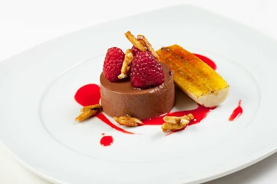 A dish prepared in Celebrity Cruises's Main Restaurant.