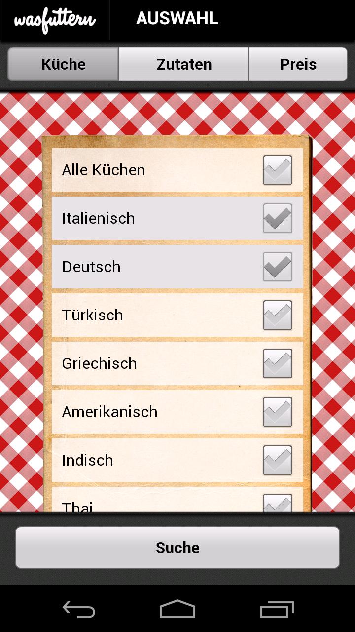 Was futtern (Premium) Screen 1