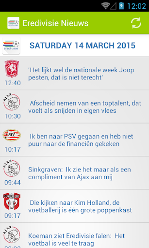 Eredivisie Nieuws