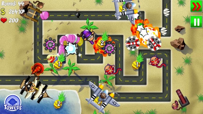 Bloons TD 4 Screen 1