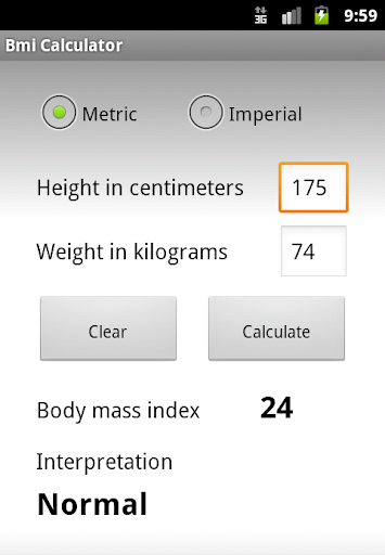 Body Mass Index BMI