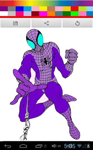 【免費動作App】Spidy Coloring Game Kids-APP點子