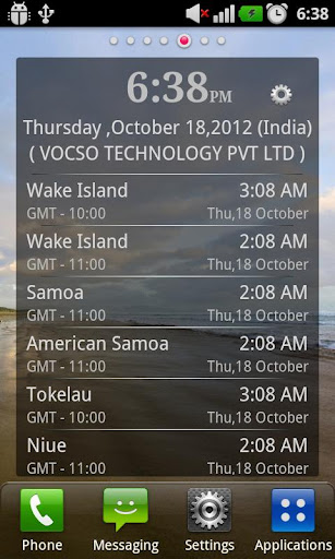 World Time Widget