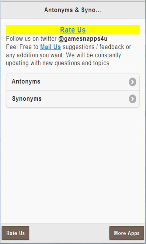 Antonyms & Synonyms Vocabulary - Android Apps on Google Play