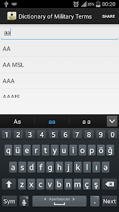Dictionary of Military Terms Screenshots 1