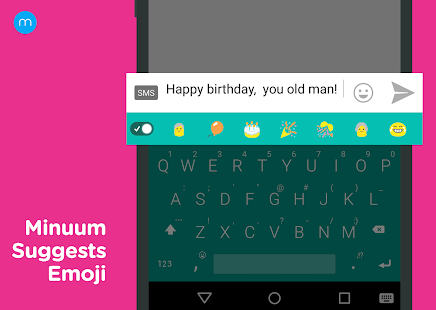Minuum Keyboard Free + Emoji(圖2)-速報App