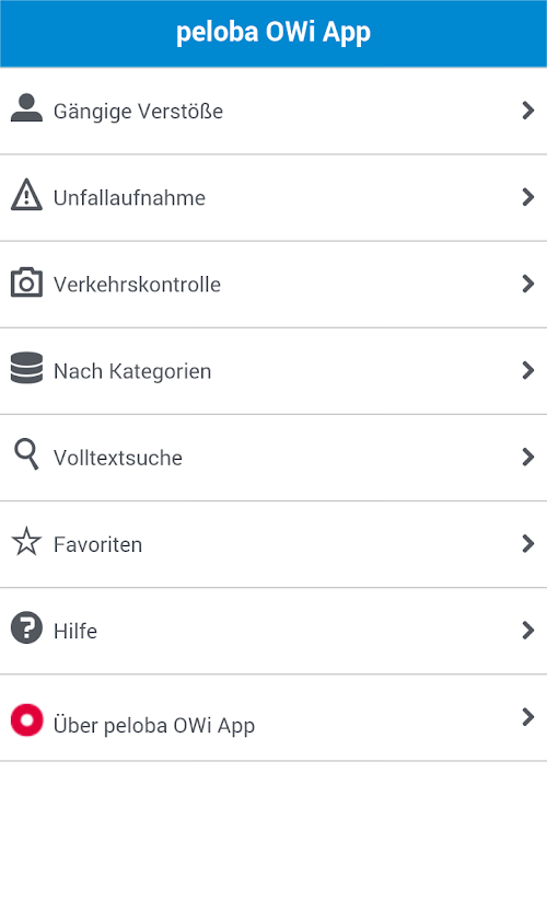 Android application OWi App screenshort