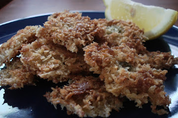 Pan-Fried Dandelion Flowers