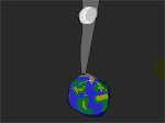 earth and moon