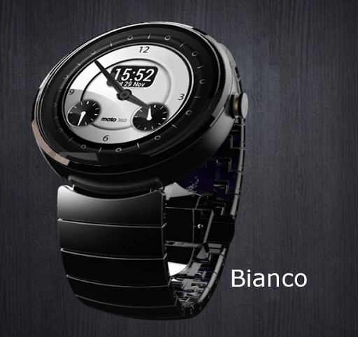 【免費個人化App】Bianco Watch Face for Wear-APP點子