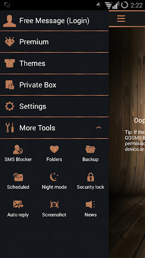 Free Wood SMS Pro Theme